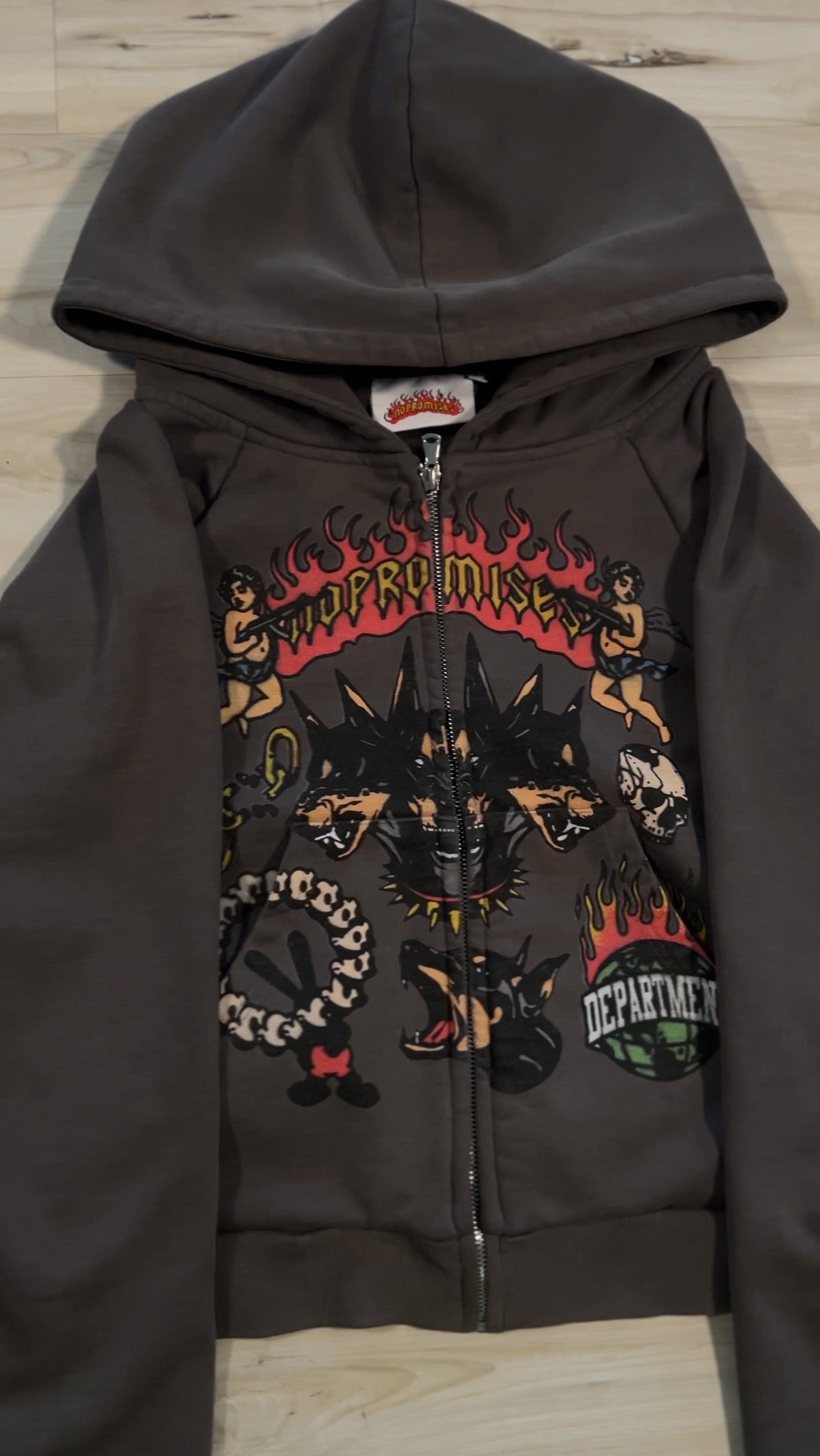 Hounds Grey zip up