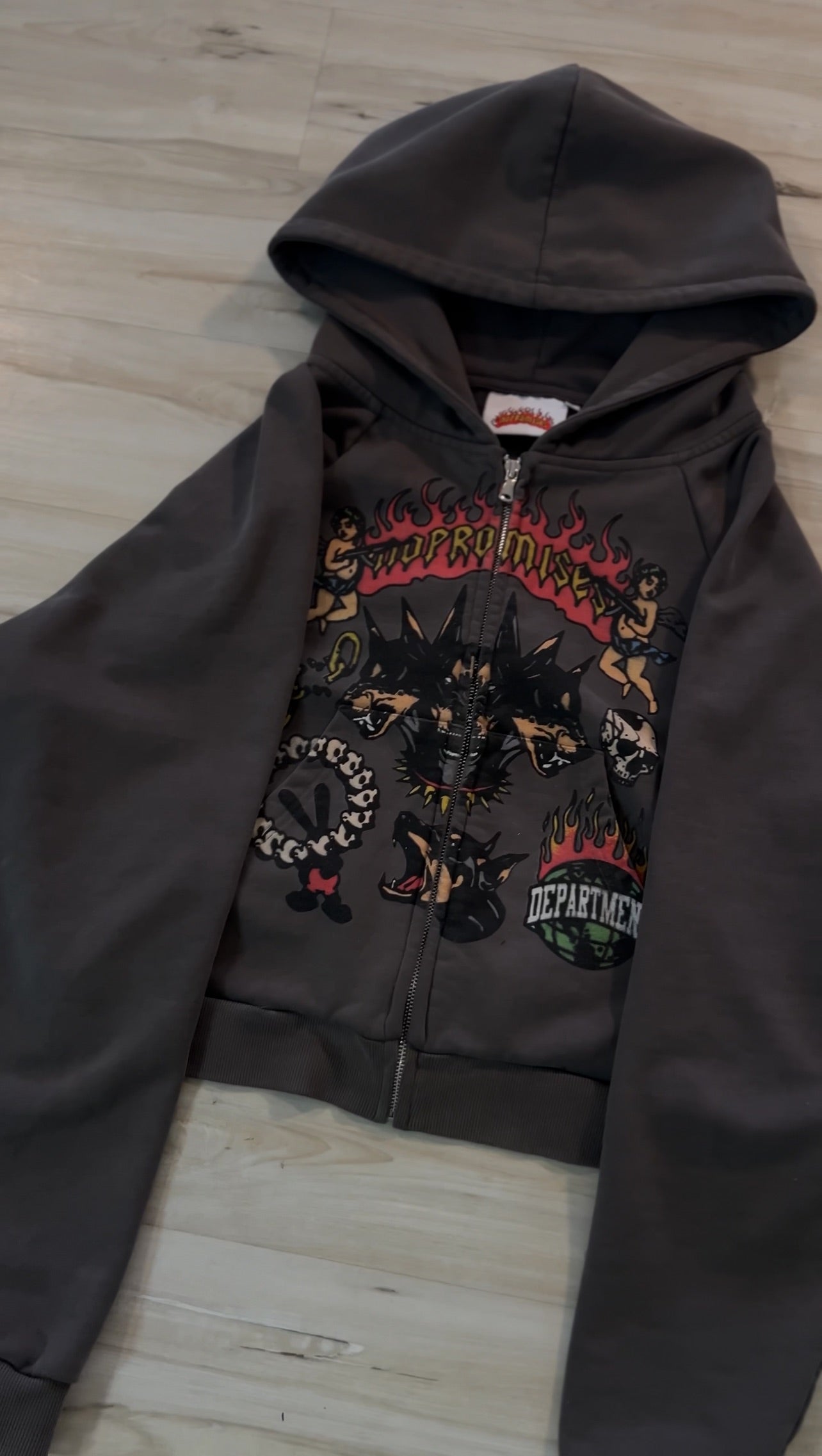 Hounds Grey zip up