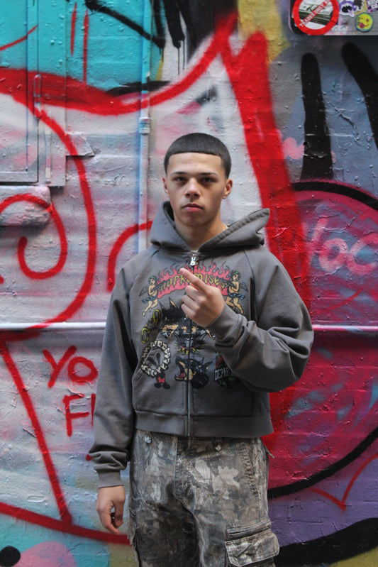 Hounds Grey zip up