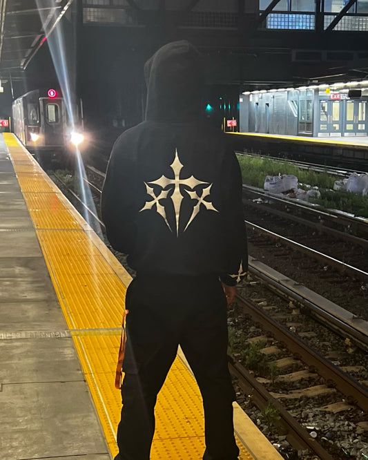 Blackout Cross hoodie