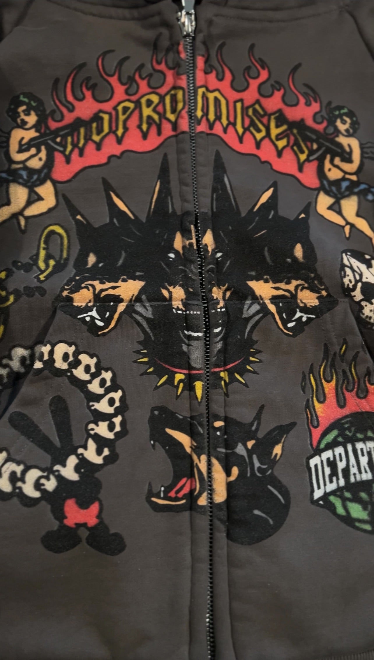 Hounds Grey zip up
